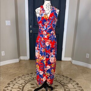 Floral Halter Maxi Dress
